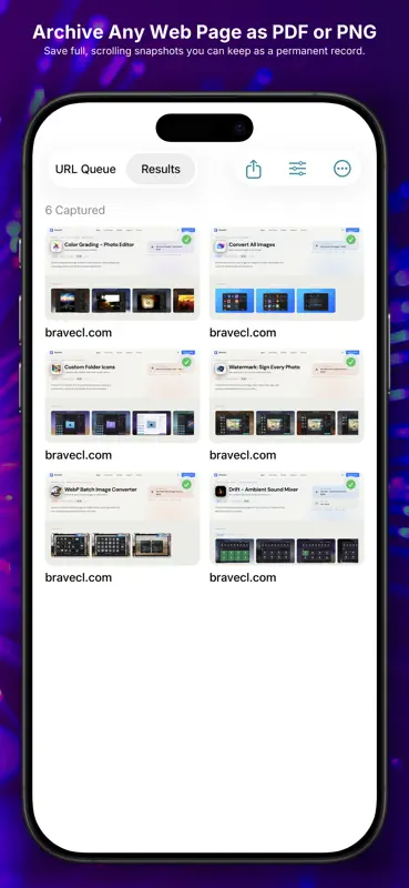 Website Screenshot Capture screenshot 1 of 5