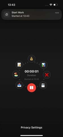DGen-WorkTimeTracker screenshot