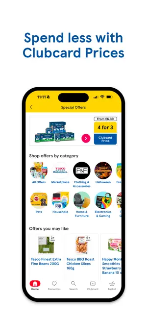 Tesco Grocery & Clubcard iPhone screenshot 5