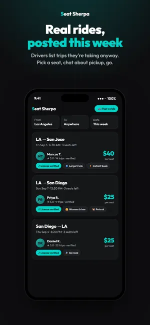 Seat Sherpa Carpool screenshot 2
