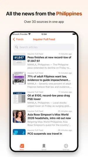 Philippines News: Headlines screenshot 1