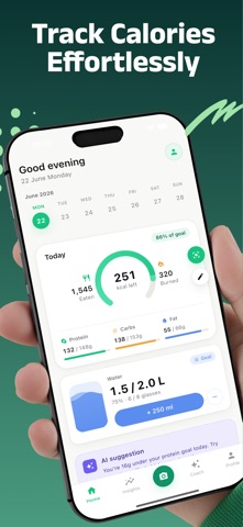 Sevoria: AI Calorie Tracker Screenshot 1 of 7