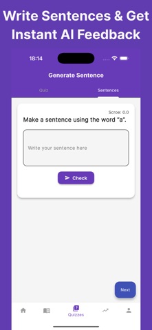 VocabHero: Learn English Fast screenshot