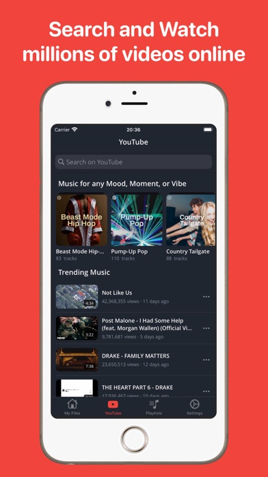 EZ Music - Cloud & Tube Player Screenshot