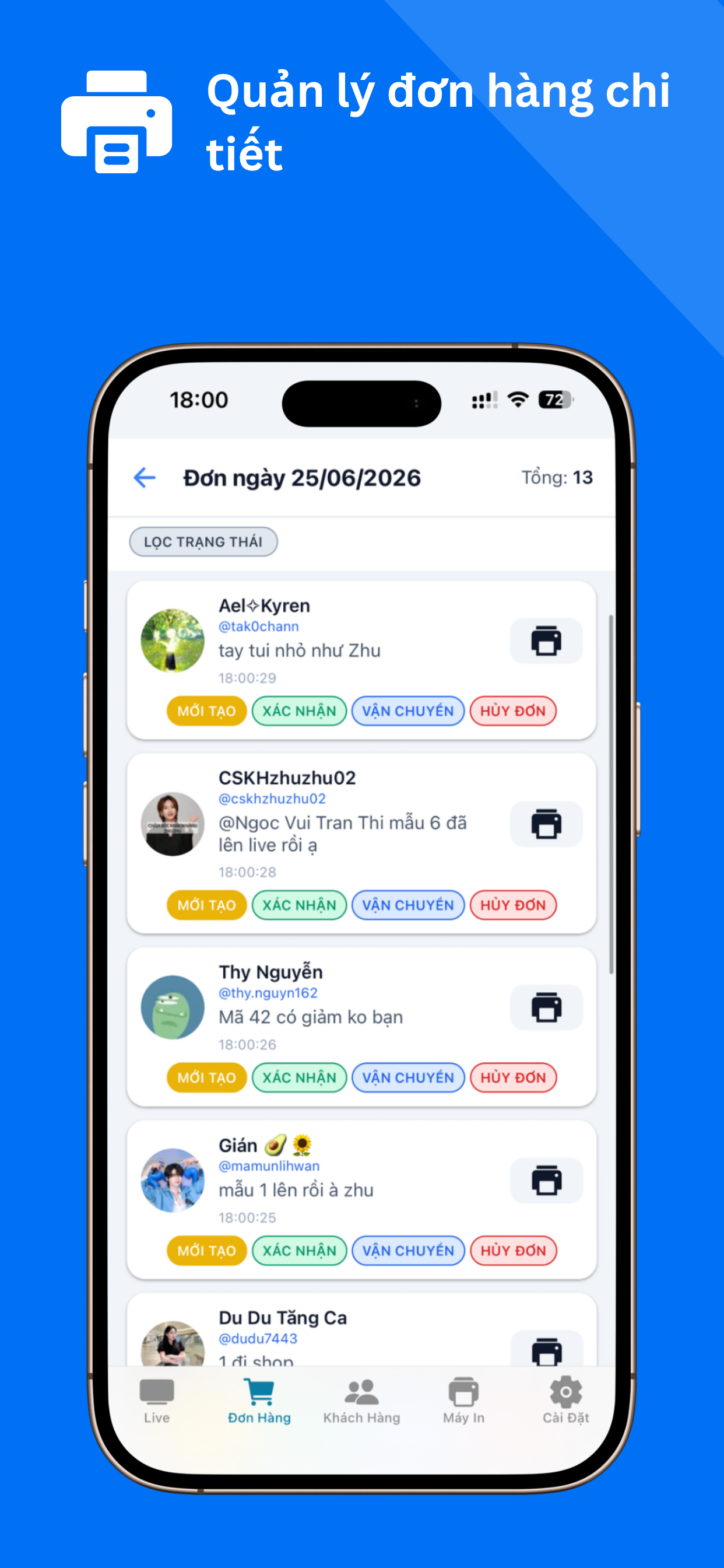 Inmota - In bình luận chốt đơn screenshot 3