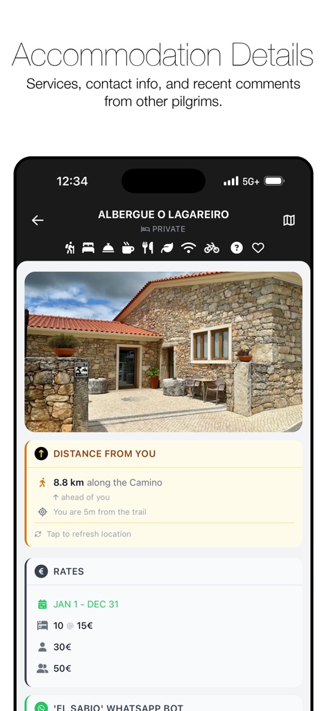 Wise Pilgrim Camino Portugués - wise-pilgrim-camino-accommodation-details