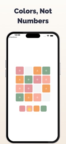 Cozy Color Sudoku iPhone screenshot