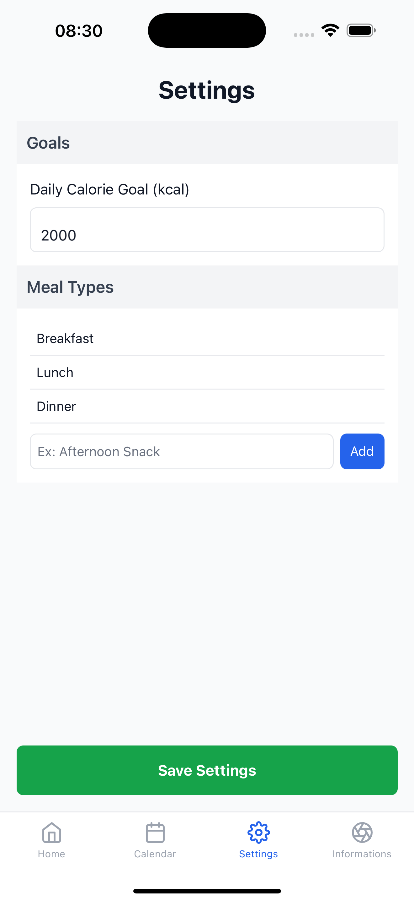 Snap Drai: Calorie Counter screenshot 7
