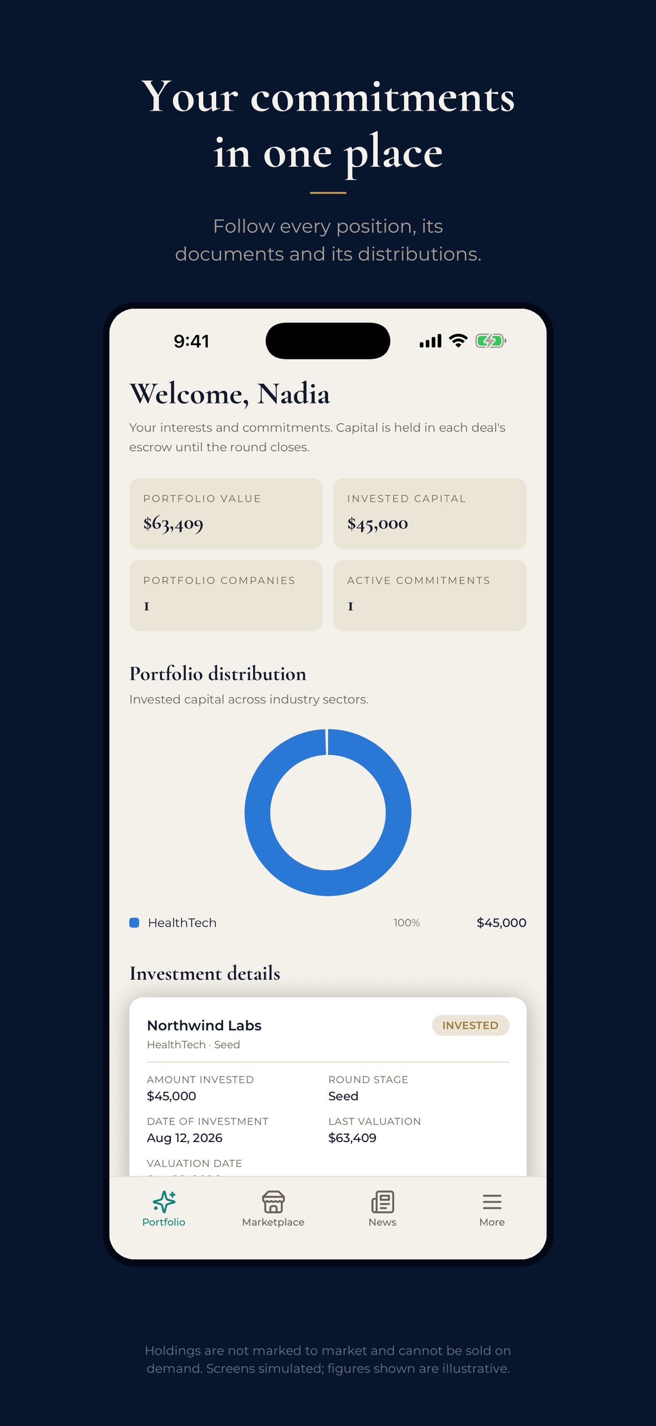 Screenshot 1 of Vestrs