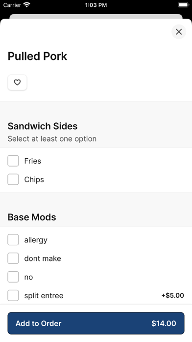 App screenshot