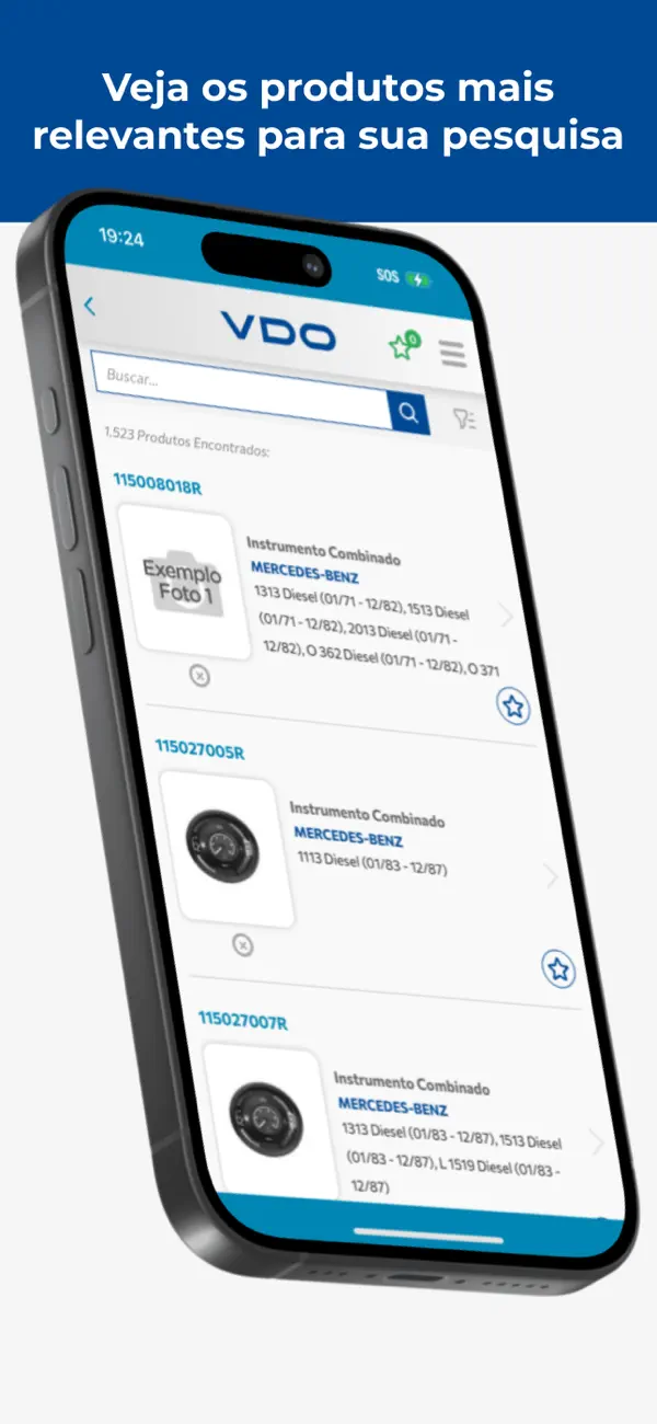 #3. VDO - Catálogo (iOS) Podle: Continental Brasil Industria automotiva Ltda