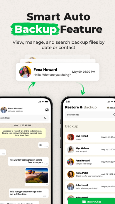 Backup & Restore Chat Messages app screenshot 3