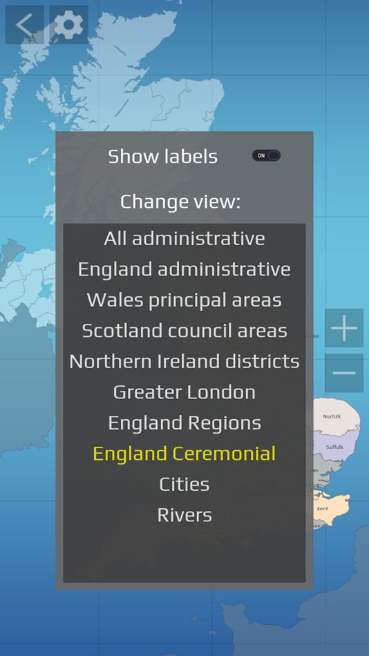 #2. UK Map Quiz (Qbis Studio) (iOS) 由: Konrad Kubis