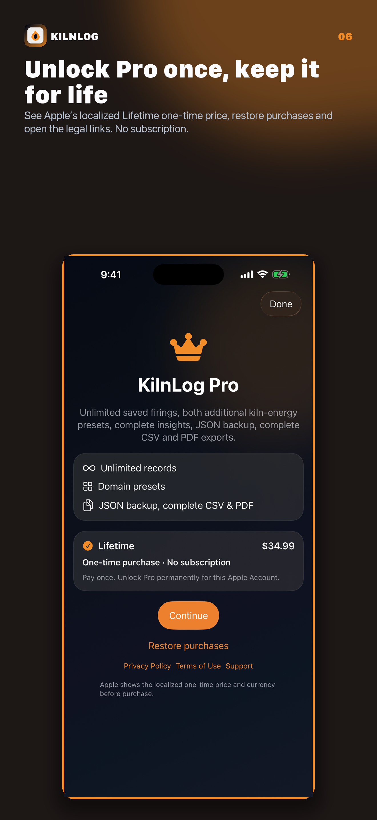 KilnLog: Pottery Firing Log screenshot 6