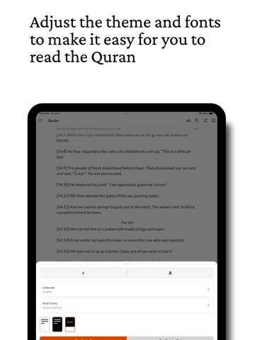 Quran AEVQ iPad screenshot