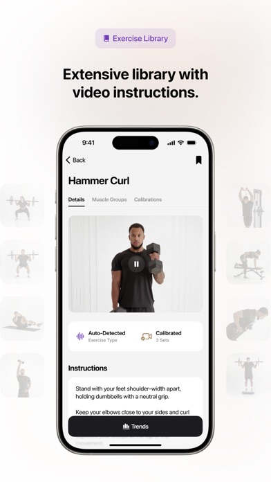 Train Fitness Workout Tracker Screenshot