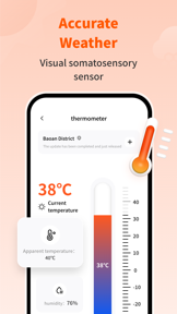Thermometer-Weather Live screenshot