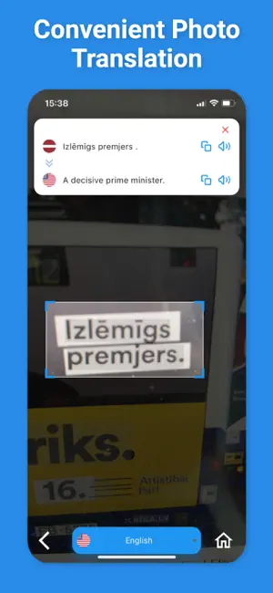 Latvian Translator: Photo + screenshot 3