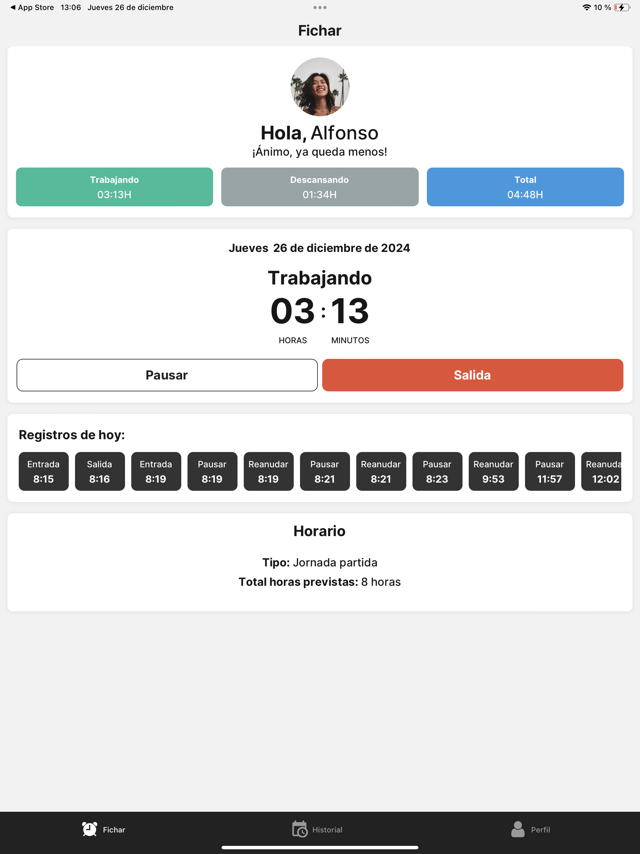 Fichahora screenshot 5
