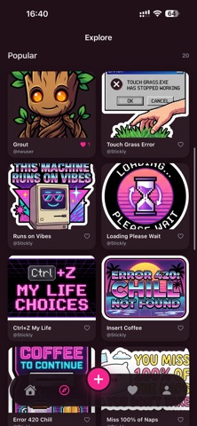 Stickly: AI Sticker Maker screenshot