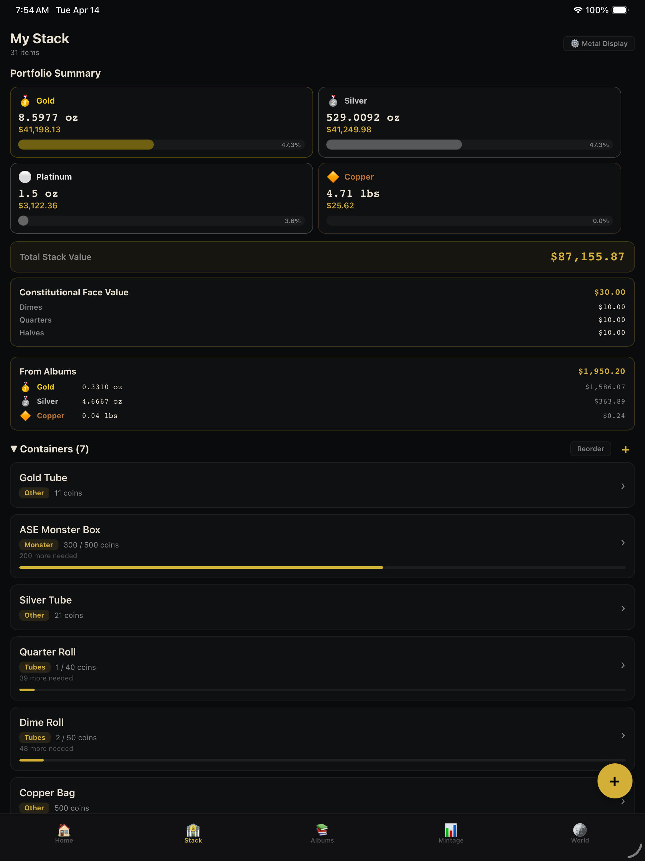 StackVault: Bullion & Coins