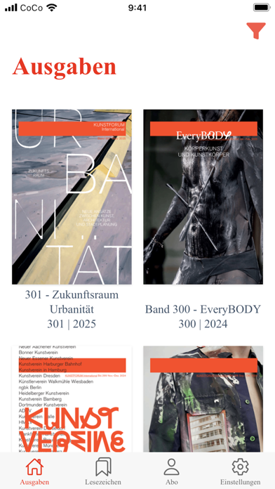 KUNSTFORUM International Screenshot