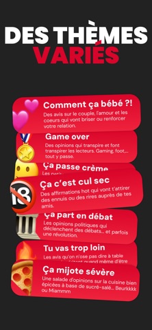 Unpopular Opinions, Jeu soirée iPhone screenshot 3