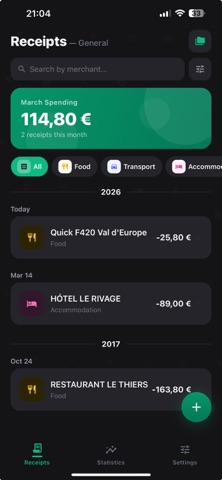 Qendo — AI Expense Tracker screenshot