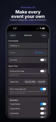 Countdown Widget Customizer screenshot