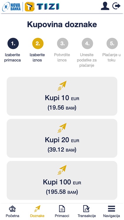 TIZI - Transfer novca u BIH screenshot-3