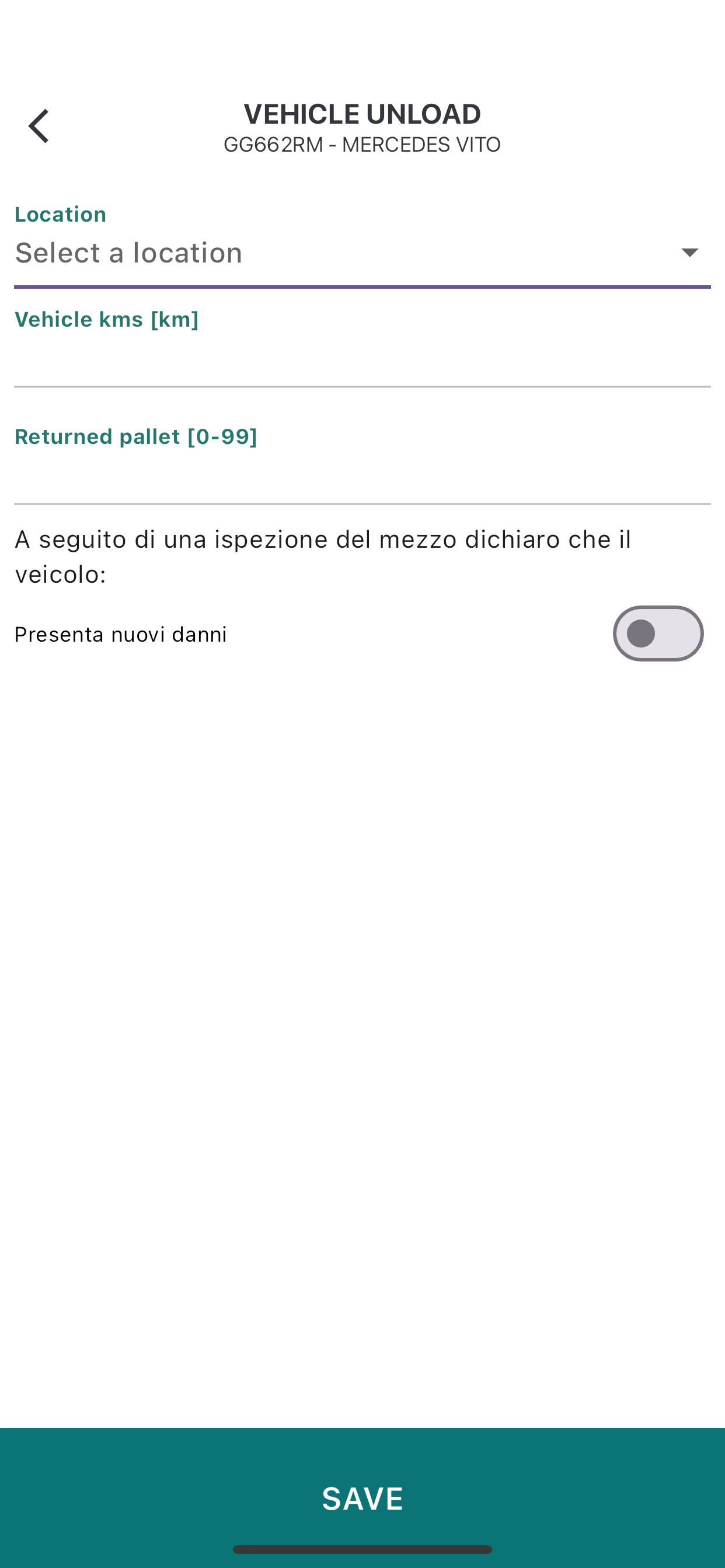 Veicoli - Inspection