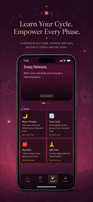 Lunar Cycle: Period & Moon screenshot 4