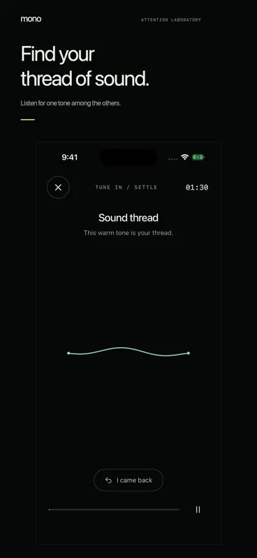 MONO: Attention Laboratory screenshot 9 of 9