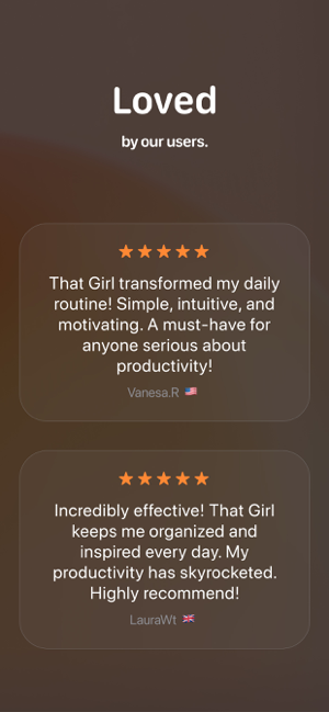 ‎That Girl: Routine Planner Screenshot