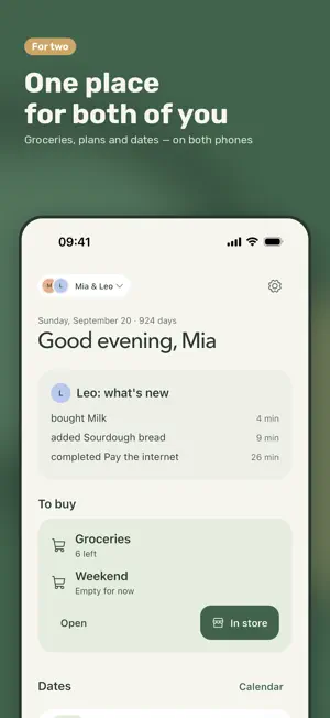 Twoyou: Lists & Dates for Two screenshot 1