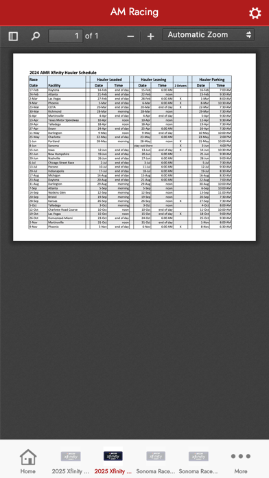 AM Racing iPhone screenshot 3 - Sports app