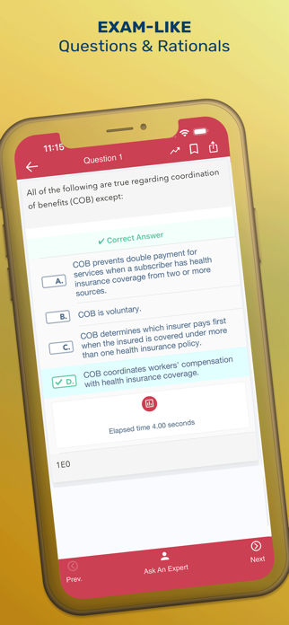 CCM Exam Practice Test Screenshot 6 of 10