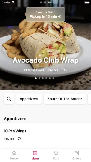 Two J's Grille screenshot 2