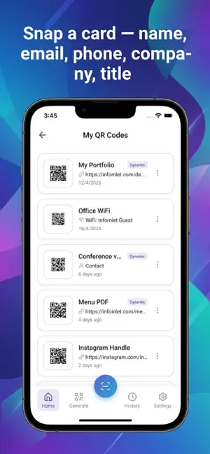 Scan Meld - QR & Card Scanner screenshot 4
