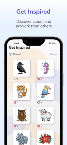 Animal - Fun Coloring Pages iPhone screenshot