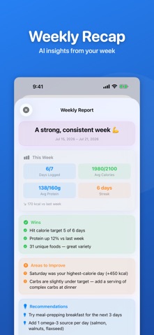 BiteCam — AI Calorie Counter iPhone screenshot