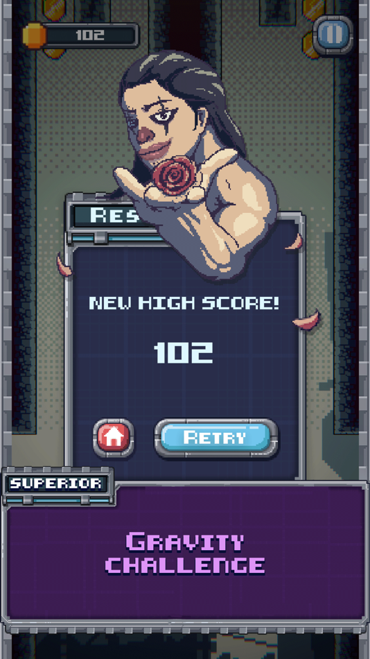 #4. Gravity Sprinter Pixel (iOS) By: KimGoc