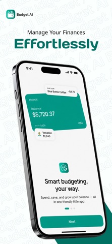 Budget AI-Expense Tracker iPhone screenshot