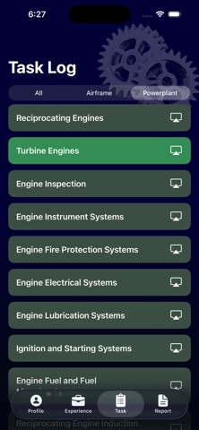 FAA A&P Mechanics Log Screenshot 5 of 10