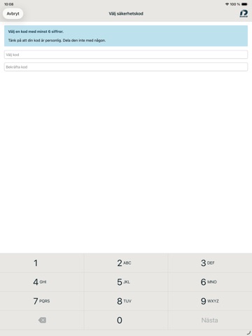 BankID säkerhetsapp iPad screenshot 2