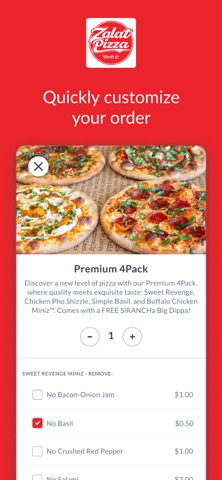 Zalat Pizza App Screenshot 2 of 4