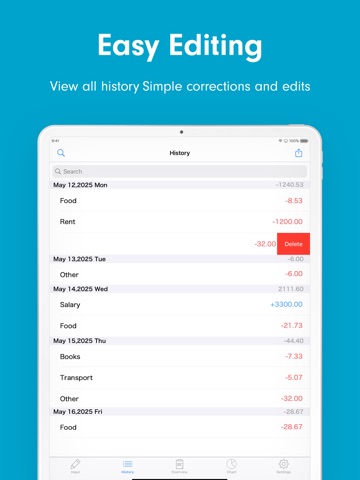 Easy Budget Money Tracker Zeny iPad screenshot 4