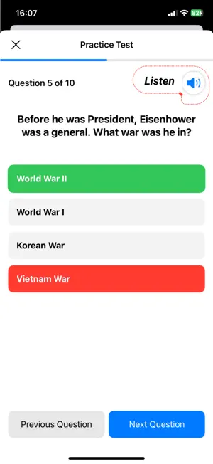 US Citizenship Test 2027 Plus+ screenshot 2