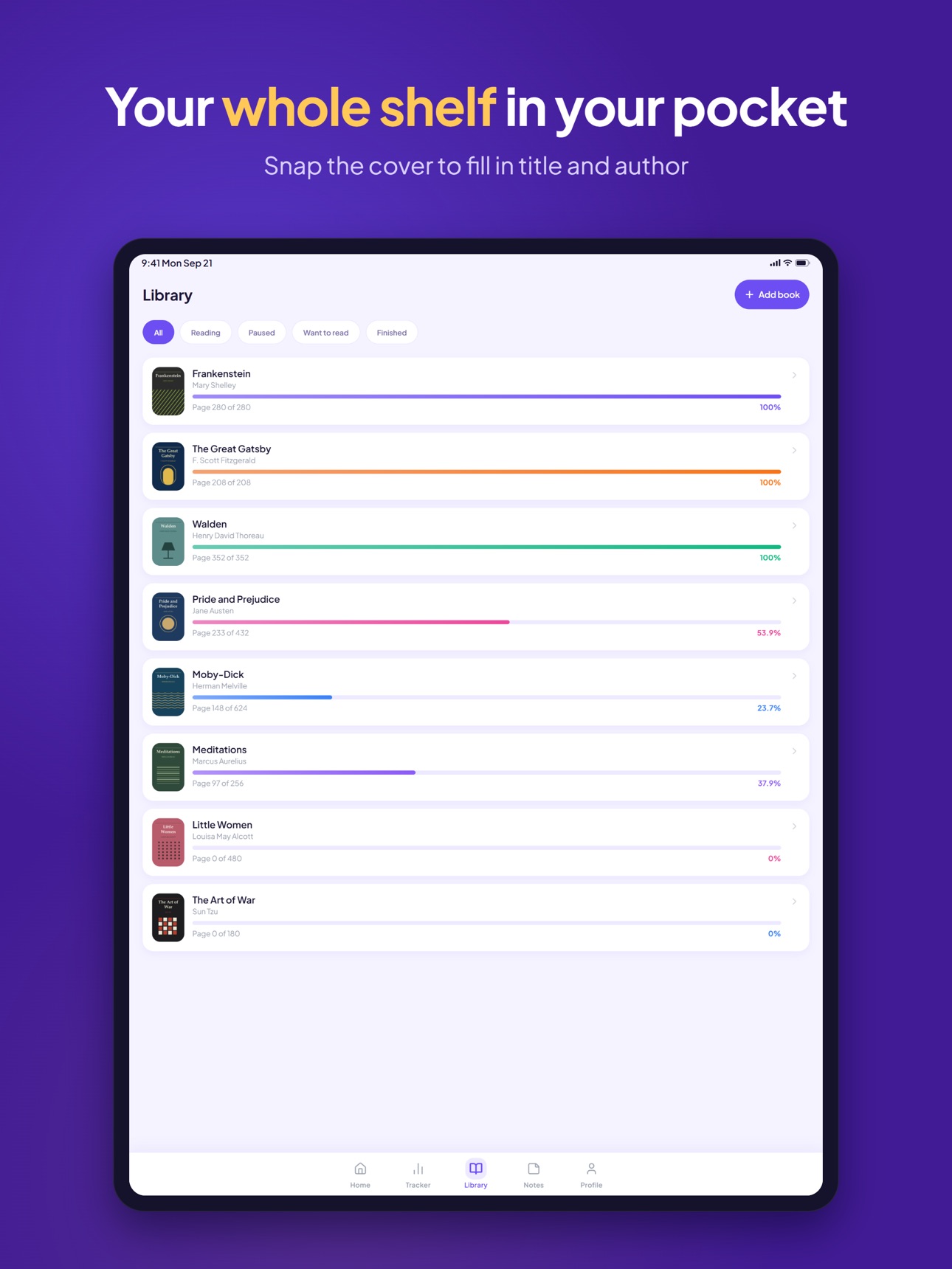 Screenshot 12 of Book Tracker - Reading Journal