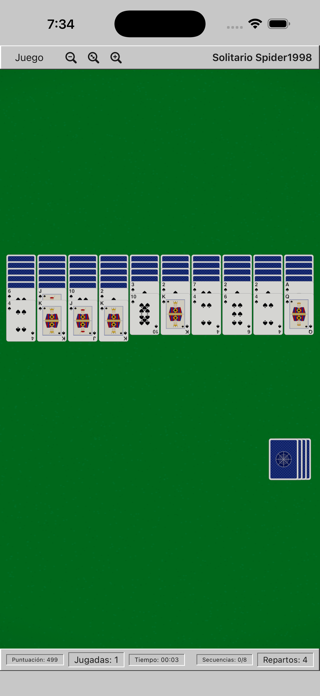 Spider Solitaire1998 Screenshot 1 of 6